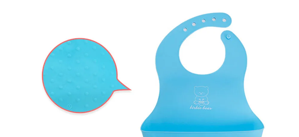 Adjustable Baby Bibs soft bib waterproof antifouling eating bib Silicone Waterproof Bib Baby Boys Girls Bandana Bibs