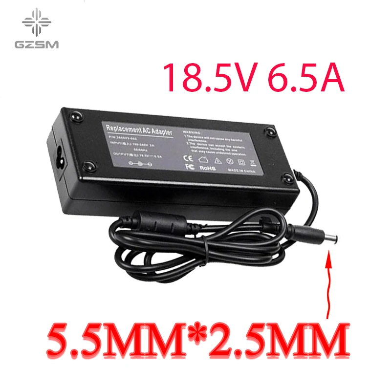 18 5 V 6.5A блок питания для ноутбука hp NC6400 6910P 6930P Адаптер NC4200 NC4400 NC8440 зарядное