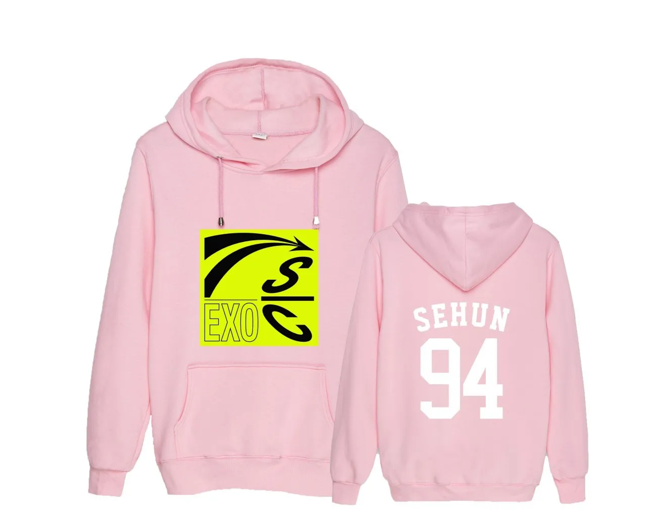 8 Новинка года, KPOP EXO SC Album What A Life Sehun Chaeyeol, толстовка с капюшоном, бархатная свободная хлопковая Прямая поставка - Цвет: 8