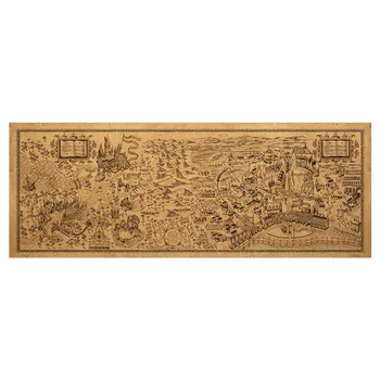 

Harriom Treasure Map Cosplay Potter Toy Children Party Show Magic World Wall Decoration Ticket Toys Halloween