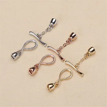 

925 Silver Plating Clasp Accessories For DIY Making Clasps Hooks For Handmade Woman Pearls Necklace Bracelet Jewelry Accessories