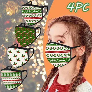 

Christmas Kids Outdoor Protection Anti-Dust Sand Exhaust Sunscreen Cycling Mask Christmas face mask fashion designer mascarillas
