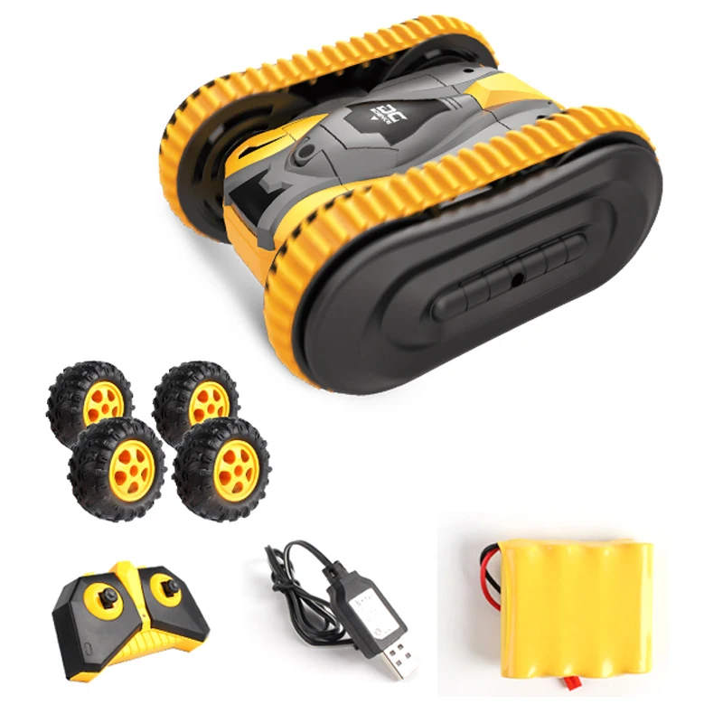 

2.4G RC Car Mini Stunt Two-Side Drift Buggy Car Crawler Roll Remote Control Car 360 Rotation Tumbling Vehicle Toy for Kids Gift