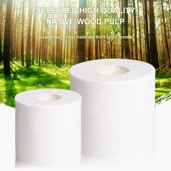 

10pcs/lot ultra long 160 sheets Toilet Tissue Soft Household Toilet Paper Hollow Replacement Roll Paper Individual package