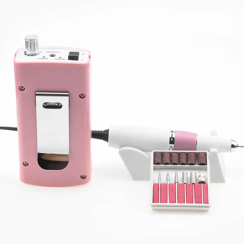 Online Recargable 18W 35000RPM taladro eléctrico de uñas máquina de manicura para máquina de pedicura de uñas accesorios de taladro de uñas herramientas
