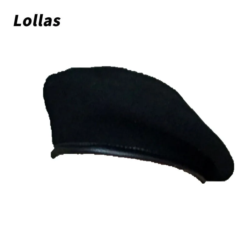 

Lollas Fur leather edge retro Beret Hat Women's fashion autumn and winter