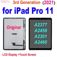 Ensemble écran tactile LCD, pour iPad Pro 11 (2021) 3e génération A2377 A2459 A2301 A2460, Original=