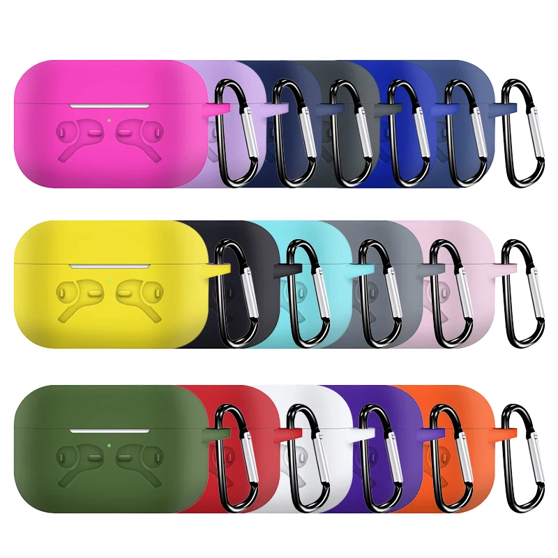 Ультратонкий силиконовый чехол для AirPods Pro 2019 с беспроводной зарядкой защитный