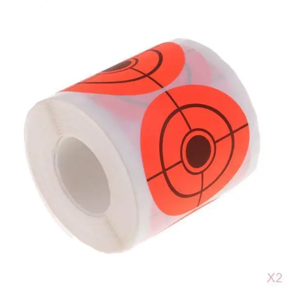 500 Pieces High Visibility  Targets 2inch Paper Target Stickers