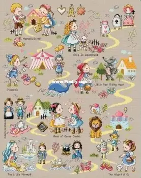 

Lovely Counted Cross Stitch Kit Fairy Tale Land Fairytale Fairyland Wonderland SO