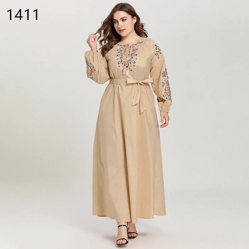 Middle East O-neck Long Evening Dress Tassel Bowknot Arabic Dubai Evening Gown Patterns Muslim Robe de Soiree Abendkleider