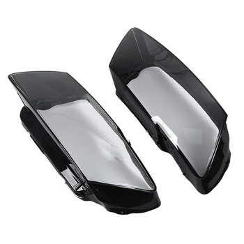 

DHBH-2Pcs Car Clear Headlight Lens Cover Replacement Head Light Lamp Cover For-Audi Q5 2013-2017