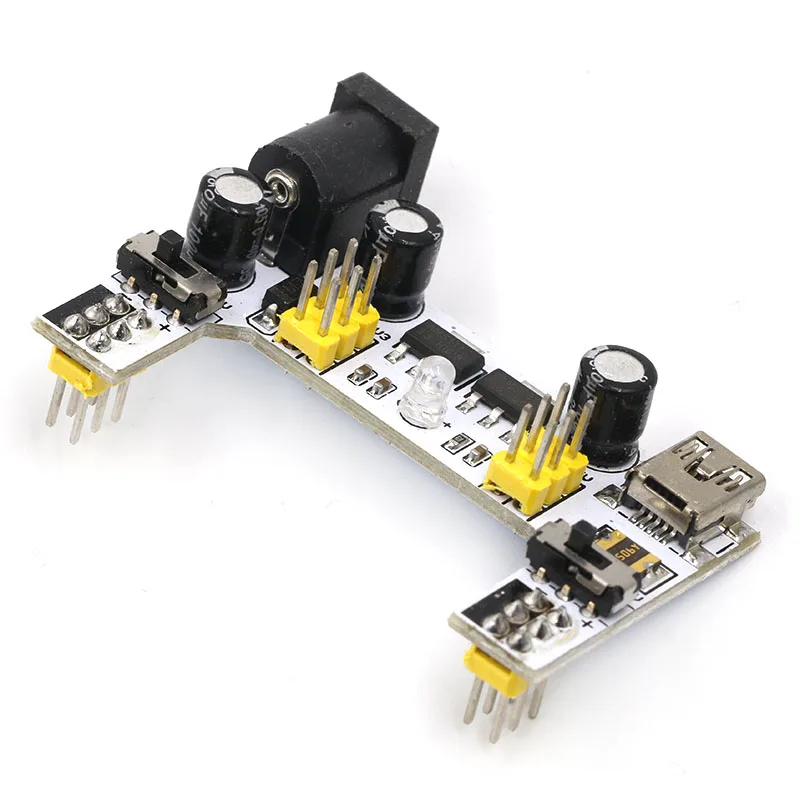 MB102 мини USB интерфейс макет модуль питания MB-102 модуль для Arduino Белый DC 7-12 В 2 канала доска