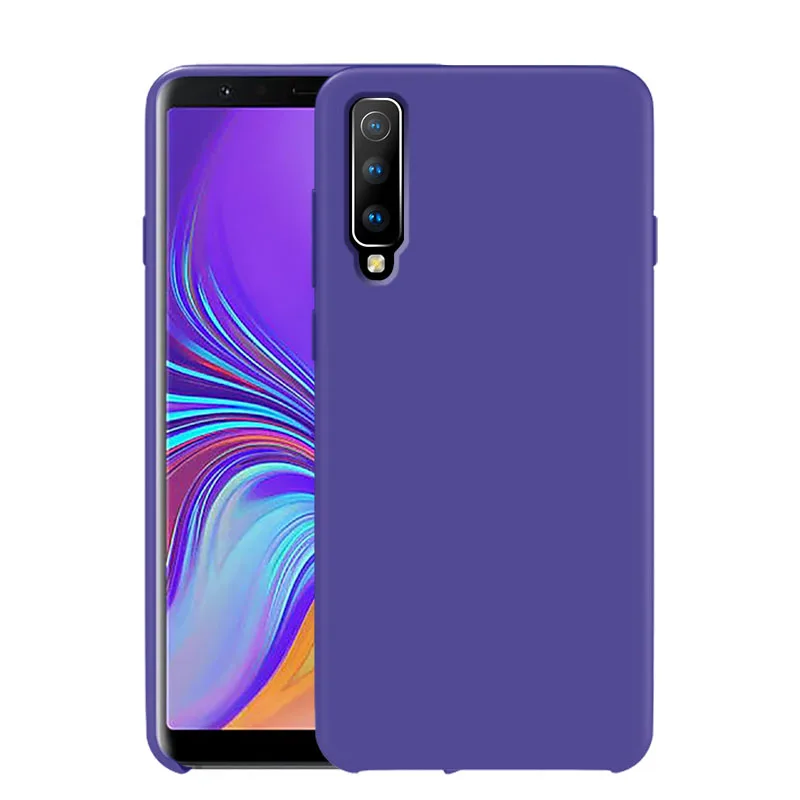 Фиолетовый Для samsung A5 чехол силиконовый мягкий чехол с покрытием для samsung Galaxy A3 A7 A6 A7 A8 A9 плюс чехол на заднюю панель - Цвет: Фиолетовый