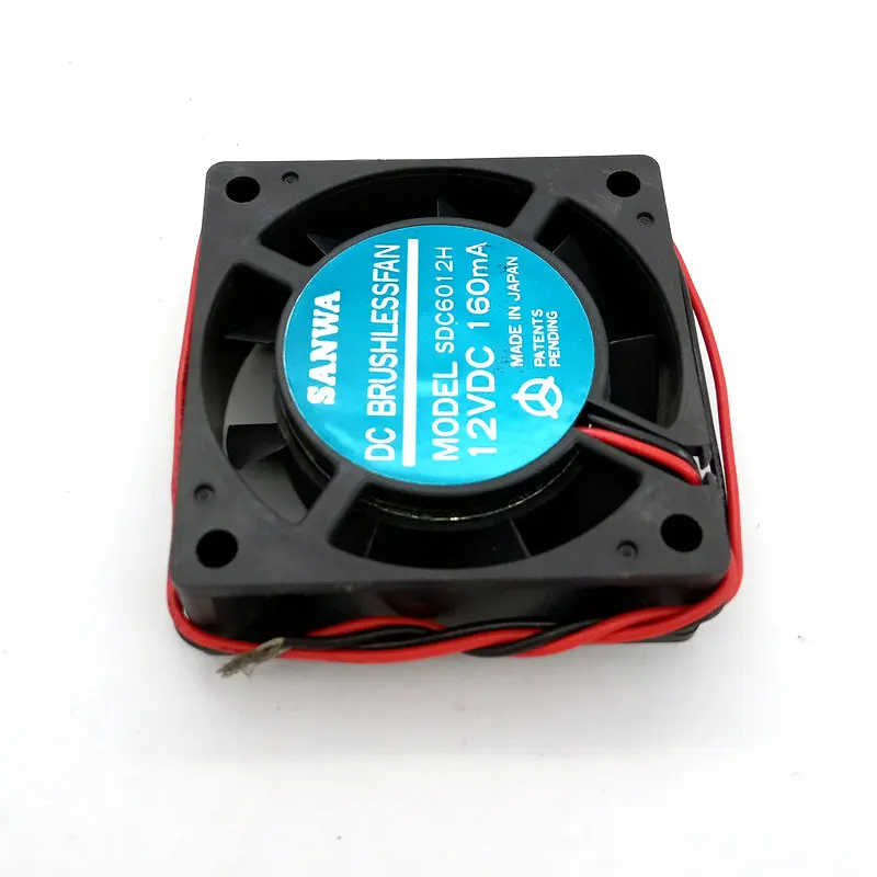 SDC6012H DC12V 160mA 60x60x20 мм 2 линии Вентилятор охлаждения