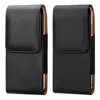 Universal Leather Case for iPhone Samsung Huawei Xiaomi Mens Waist Pack Belt Clip Bag for 3.5-6.3