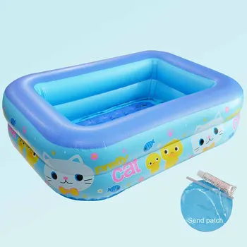 

Toys Water Pool Inflatable Pool Swimming Pool Rectangular Kids Childrens Water Play Baby Large Family Toy Together