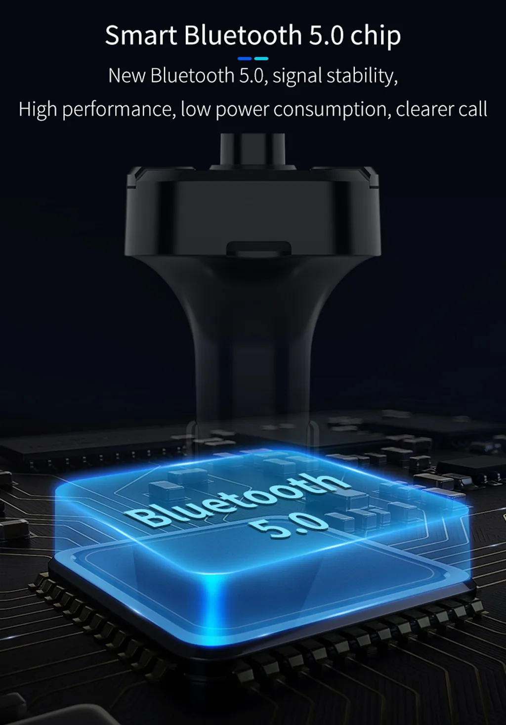 Беспроводной автомобильный Bluetooth FM USB передатчик адаптер для автомобильного зарядного устройства мобильного телефона Быстрая зарядка MP3 радио плеер# PY10