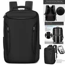 Высокое качество Носимых устройств для мужчин Анти-Вор водонепроницаемый 15,6 ноутбук USB рюкзак для путешествий школьный компьютер сумка Поддержка прямой доставки