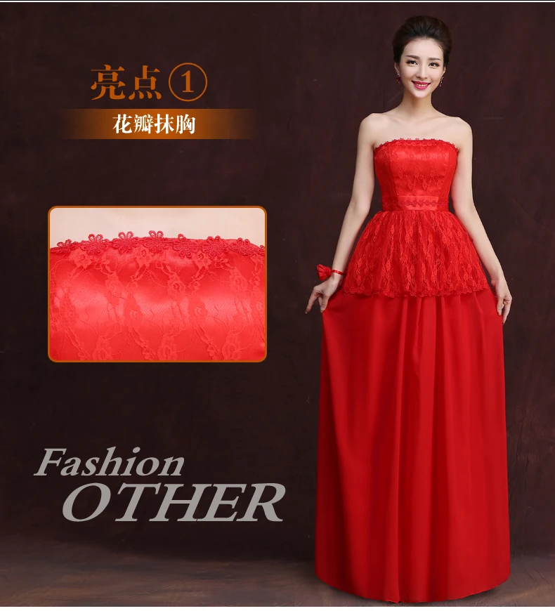 Maid of Honor Dresses for Weddings Vestido Largo Sirena Junior Bridesmaid Dress One Shoulder Women Dress Red for Bridemaide Prom
