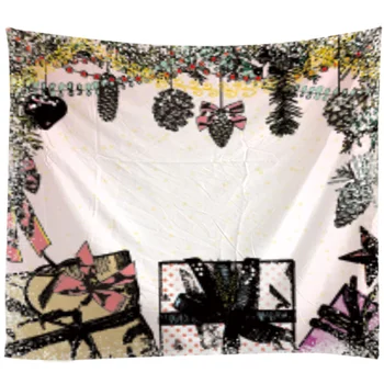 

Tapestry Wall Hanging Bed Spread Beach Towel Table Cloth Yoga Mat MERRY CHRISTMAS large size
