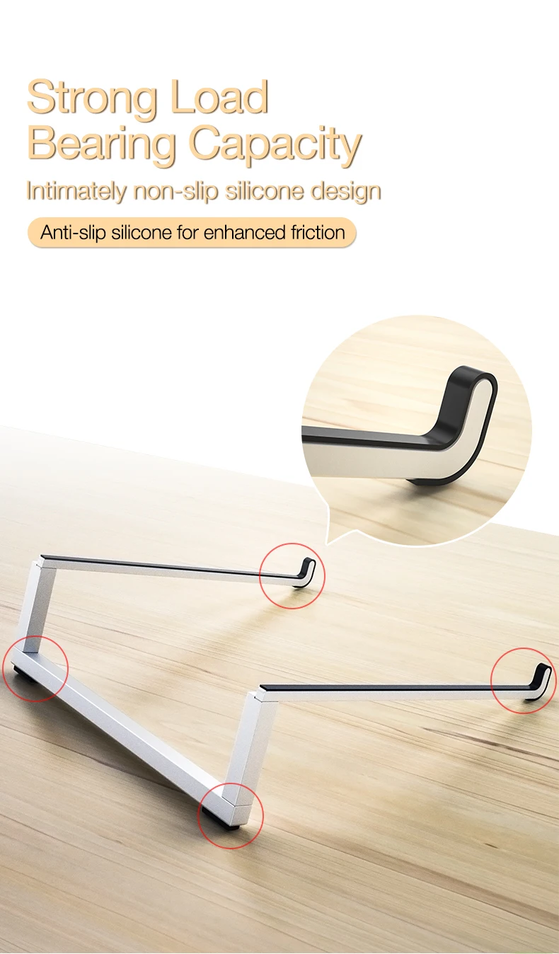 Folding Aluminum Notebook Laptop stand holder (8)