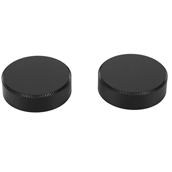 

HOT-2pcs Metal C mount Rear Lens Cover Cap for CCTV (Black)