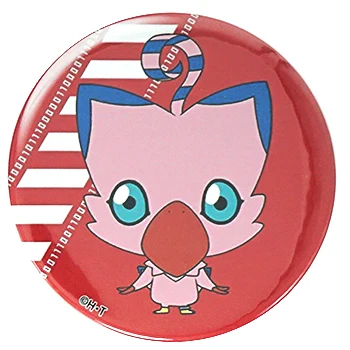 Digimons аниме металлический значок Piyomon Agumon gabumon Gatomon Patamon Palmon Gomamon Tentomon Декоративный металл значок брошь булавки - Окраска металла: 03 Piyomon