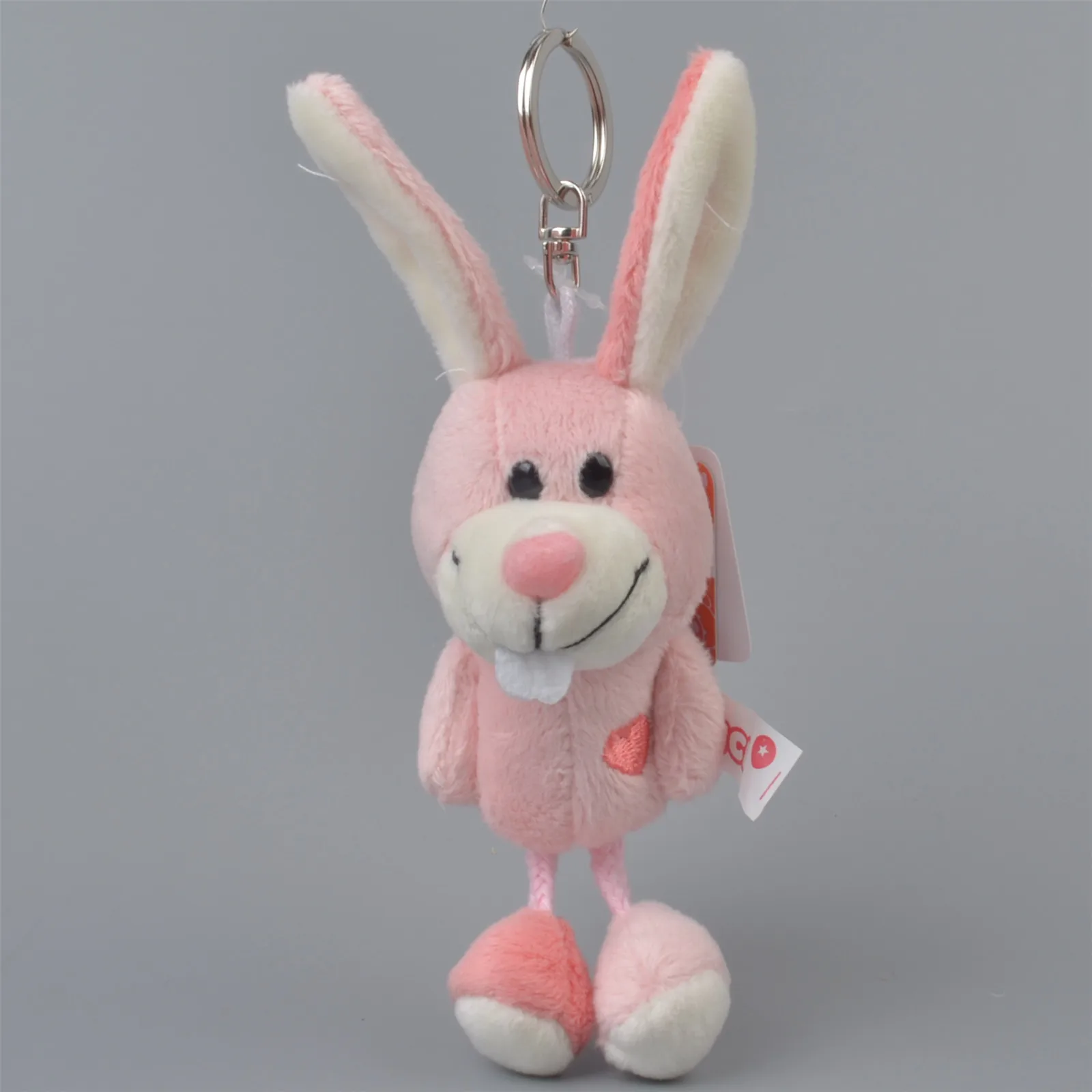 5 Pcs Cute Plush Bow  love Rabbit Toys Small Pendant Doll Creative Mini Soft Stuffed Conjoined Beauty Toy Dolls For Kids Gifts