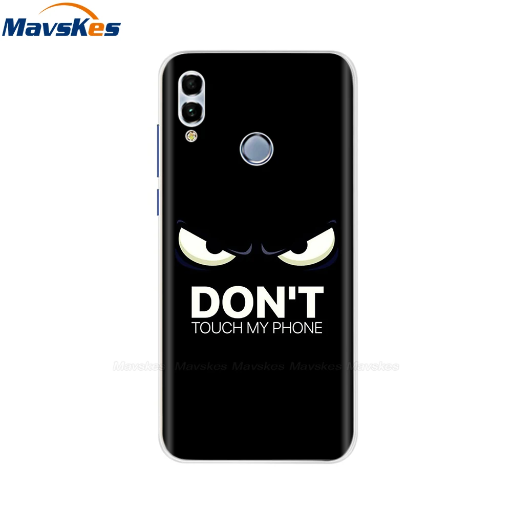 43 Huawei Honor 10 Lite чехол мягкий силиконовый милый ТПУ задняя крышка для Fundas huawei P Smart /Honor 10 удобный телефонный футляр сумки - Цвет: 43