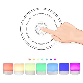 

Colorful Atmosphere LED Night Light Children's Room Home Reading Light Bedroom Decoration Kindergarten Night Light Gift