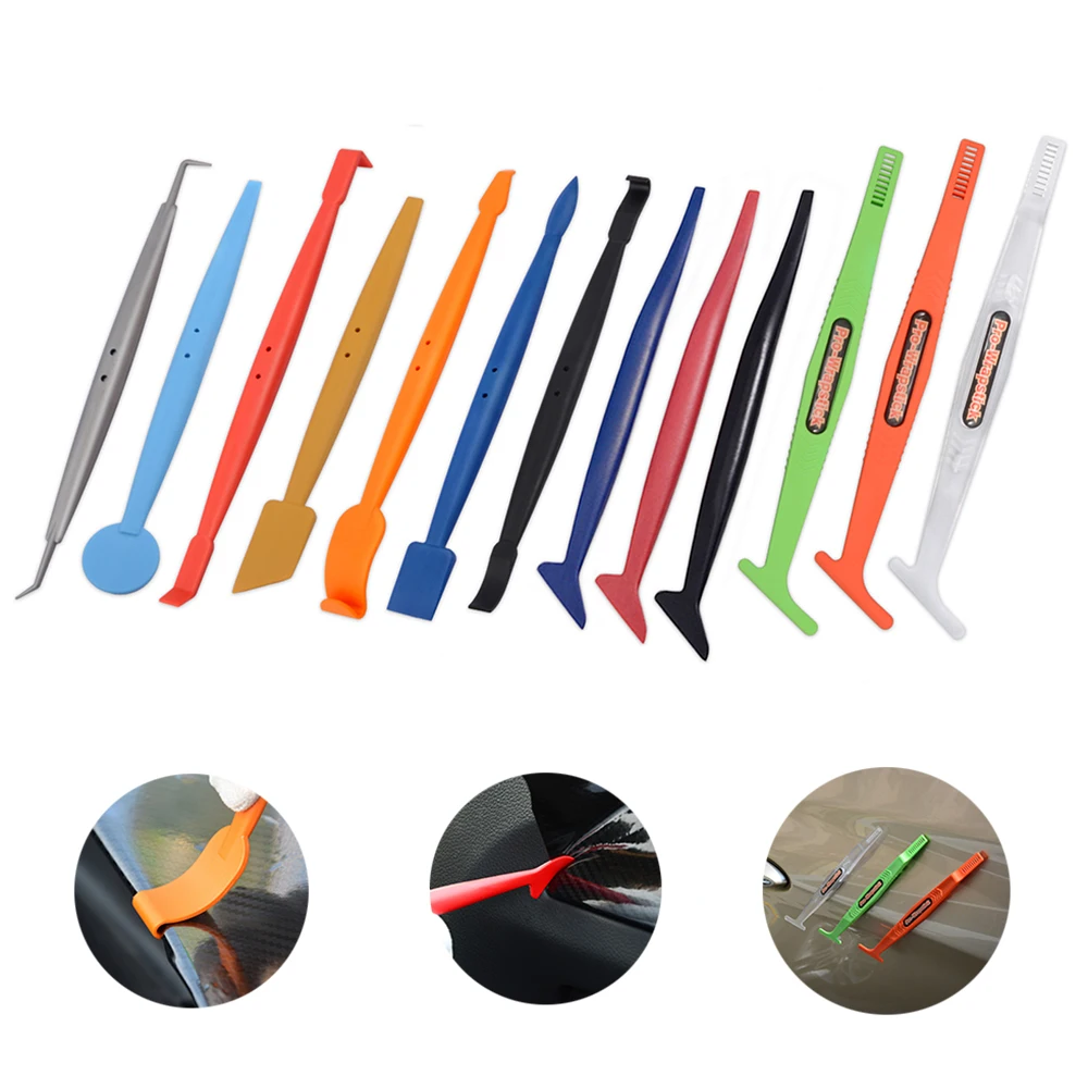 Ehdis Curved Vinyl Wrap Squeegee with Magnet for Window Glass Film Tinting Wallpaper Graphic 2 Pack 