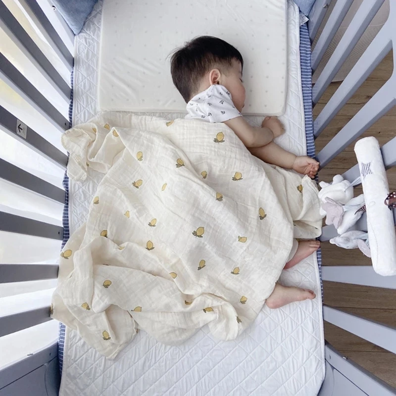 Baby Swaddle Wrap Cotton Muslin Blankets for Newborn Babies Accessories Infant Receiving Blanket Swaddle Soft Gauze Bath Towel - 3