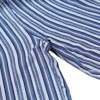 

Women Sleepwear Drawstring Waist Striped Casual Loose Pajama Pants Plus Size