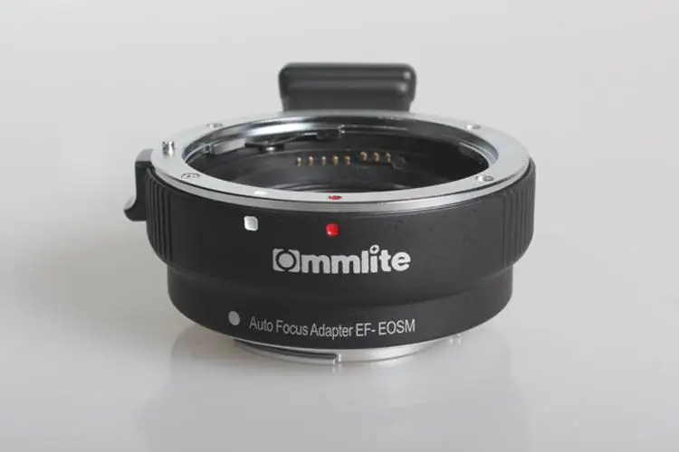 TWISTER.CK Commlite EF-EOSM AF Auto Focus Lens Adapter for Canon EF EF-S Lens to EOS M M1 M2 M3 M5 M6 M10 EF-M Mount Camera