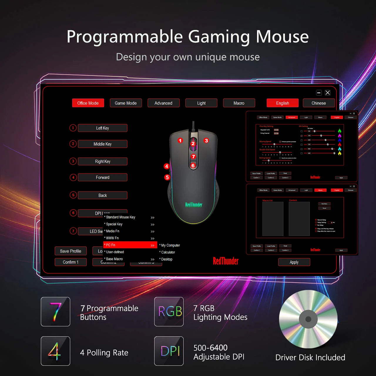 Combos de teclado e mouse