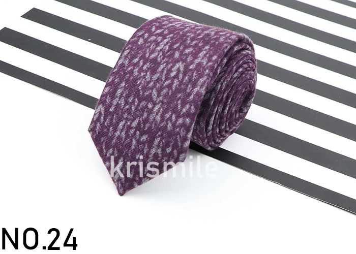 Herren-Business-Krawatte mit Diamant-Karomuster, künstliche Wolle, Baumwolle, dunkle Farbe, gestreift, schwarz, grau, für tägliches Accessoire, Paty-Geschenk – Detail 27