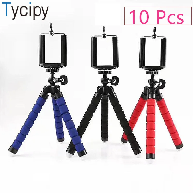 Гибкий штатив-Осьминог Tycipy 10 шт. мини-держатель для телефона подставка iPhone