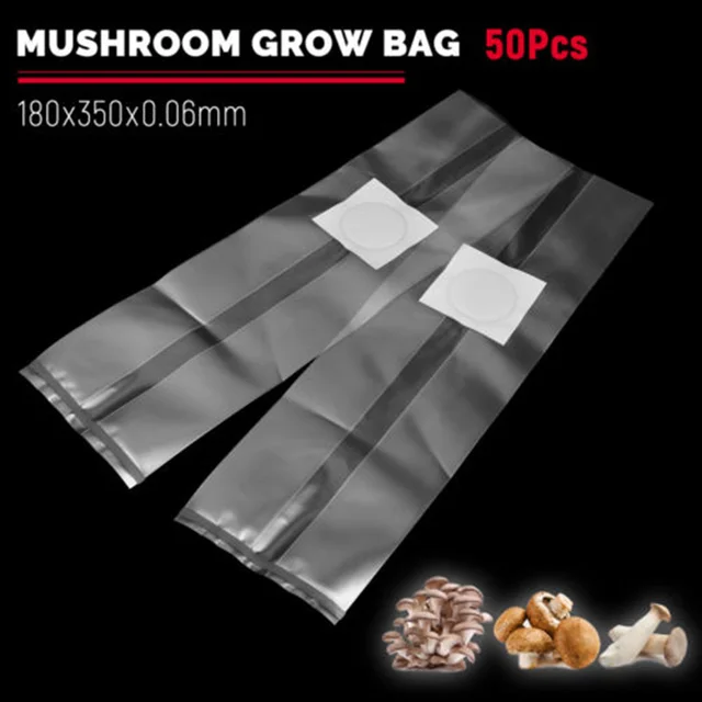 Promote Proud Yup 50/100pcs QTY Large Size 6 Spawn / Myco Bags Mushroom Cultivation Grow Kit  Bags - AliExpress Home & Garden