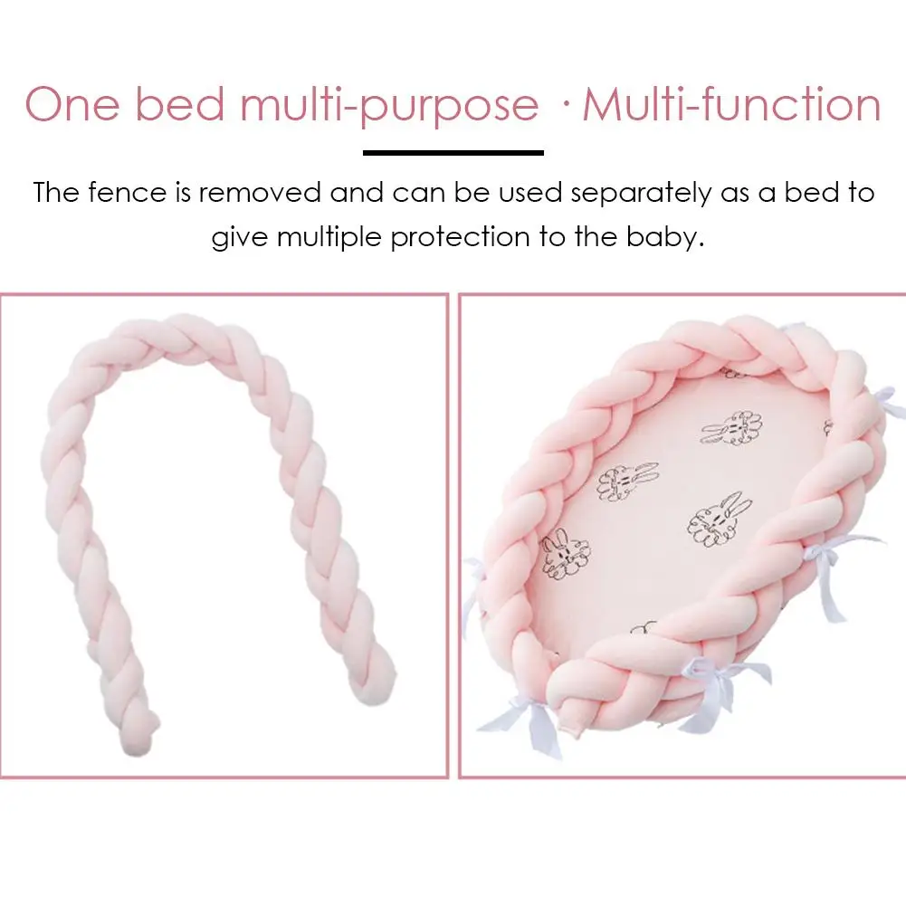 Baby Cradle Bed Newborn Recliner Portable Crib Cotton Stereo Portable Baby Protective Bionic Bed Child Care Supplies