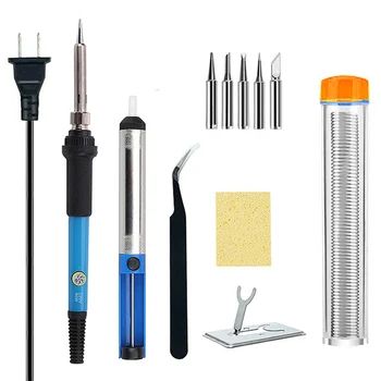 

Soldering Iron Kit Adjustable Temperature Soldering Welding Iron Set Welding Tool DIY