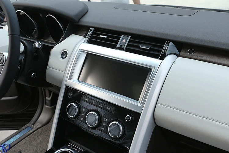 Для Land Rover Discovery 5 автомобильный ABS хромированный корпус для внутренней навигации рамка накладка 3D наклейки Запчасти Аксессуары