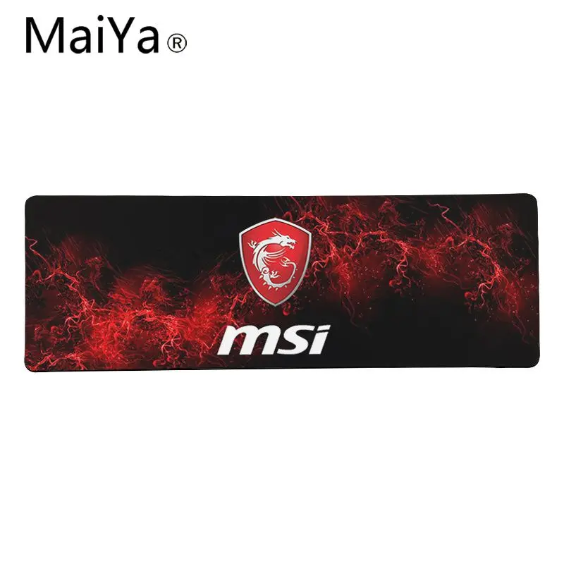 Maiya высокое качество MSI Dragon DIY дизайн игровой с узором коврик для мыши большой коврик для мыши клавиатуры коврик