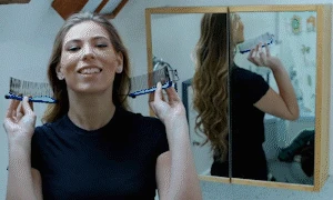Винтаж заколка для волос в форме банана двойной гребень дропшиппинг