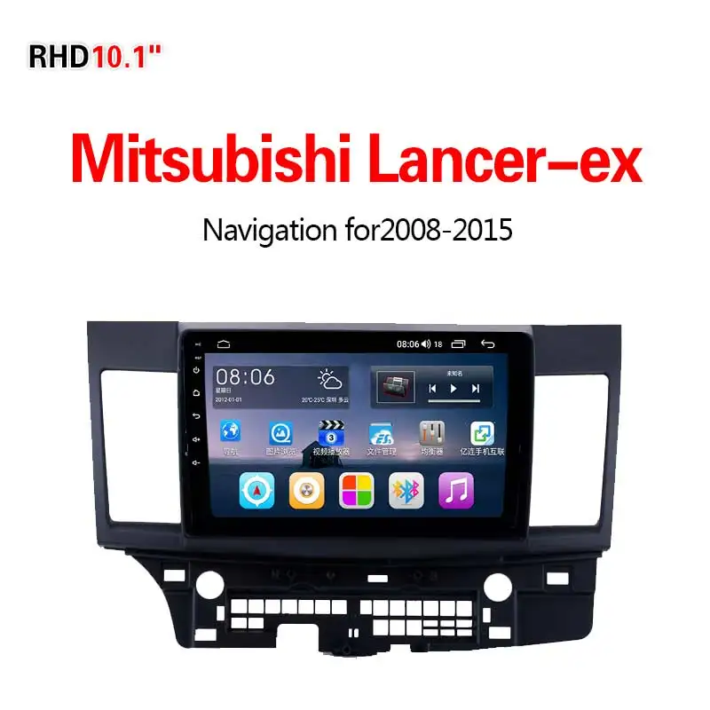 Lionet gps навигация для автомобиля Mitsubishi Lancer-ex 2008- 10,1 дюймов RM2003Y - Размер экрана, дюймов: 4G8core64G