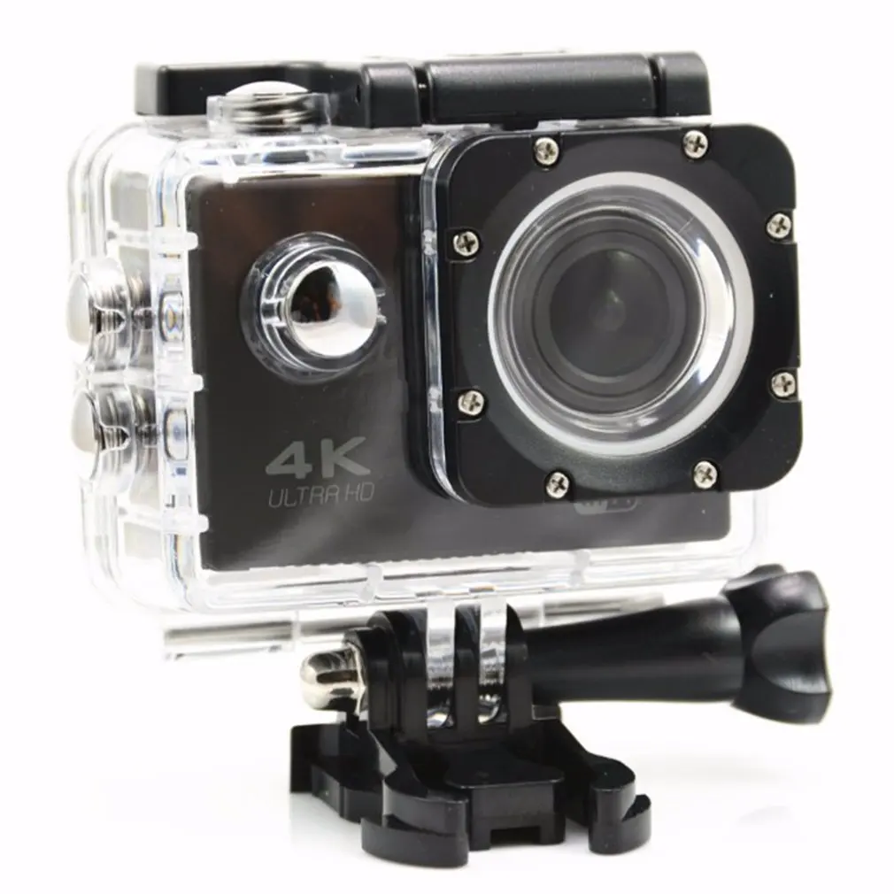 black Экшн-камера H9 Ultra HD 4K WiFi Пульт дистанционного управления спортивная видеокамера DVR DV go Водонепроницаемая профессиональная камера - Цвет: black