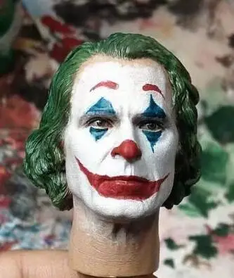 Only Head 1/6 комик Джокер клоун Хоакин CEN-M13 клоун Эксклюзивный красный костюм Одежда Набор аксессуаров модель для 1" тела - Цвет: Only Head