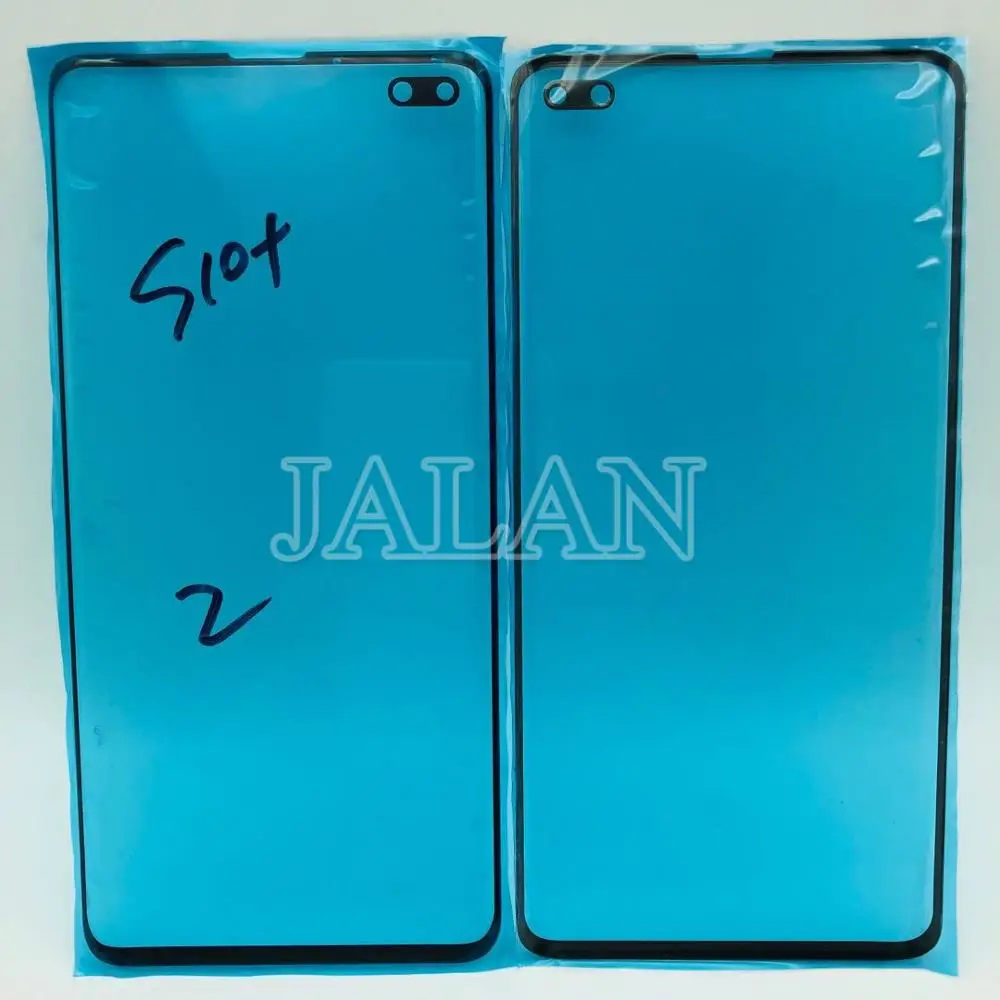 5 шт. G975 S10 Plus Ori Repainted высококачественное Переднее стекло треснутый ЖК-дисплей с сенсорным экраном сменная панель для ремонта