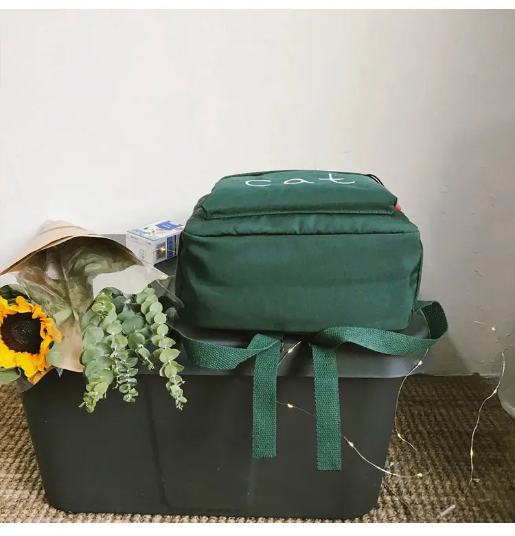 Аниме женский рюкзак Мультфильм Mochila для девочек мальчиков путешествия рюкзак милый кот печать сумка на плечо для подростков