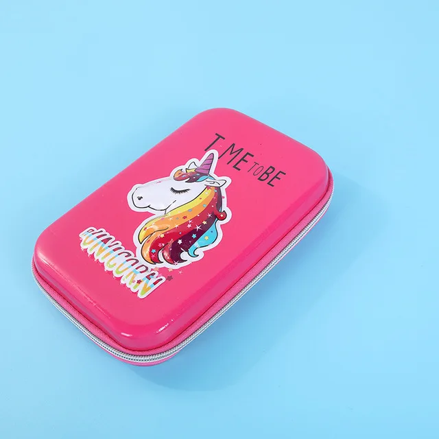 Чехол для карандашей школьный милый Единорог Фламинго estojo escolar trousse scolaire stylo Материал Поставки estuche kalemlik чехол для карандашей - Цвет: E